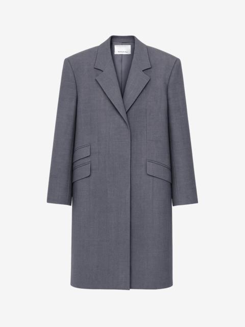 The Frankie Shop Orsta Wool Coat - Grey