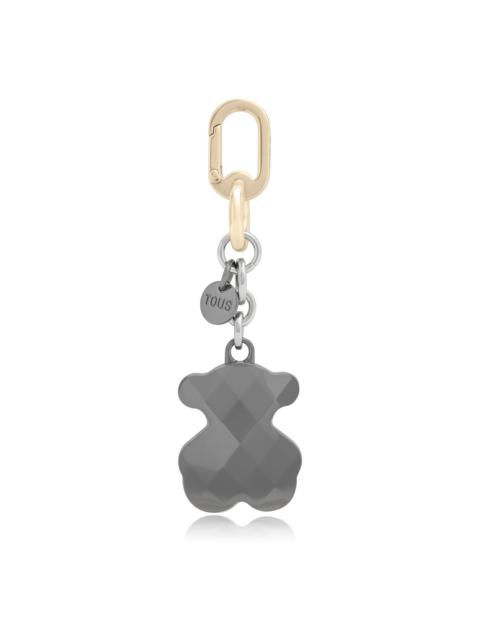 TOUS Black Key Ring TOUS Facet Bear