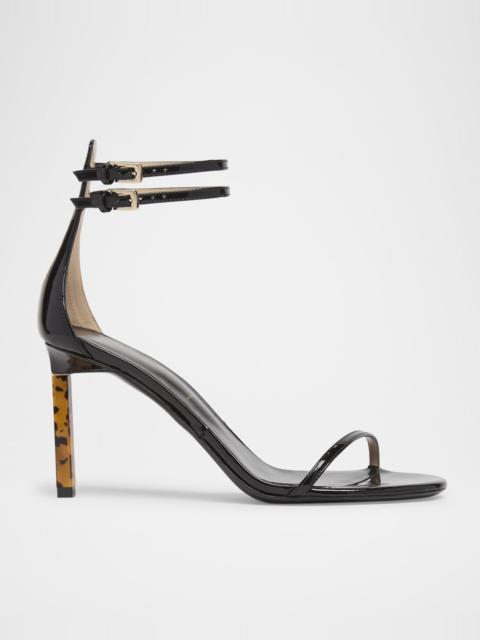 TOM FORD Patent Leather Double Ankle Strap Sandals
