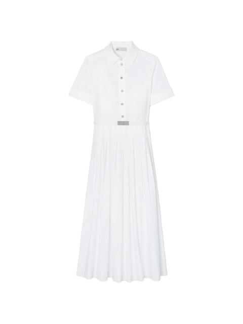 TORY BURCH pleated poplin shirtdress