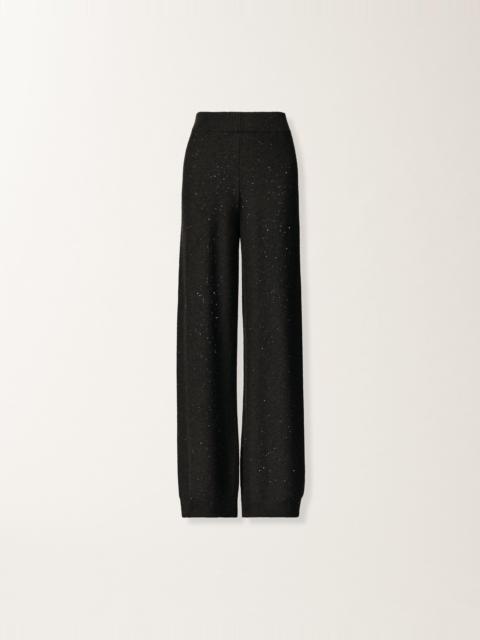 FABIANA FILIPPI Wool and silk trousers with sequins