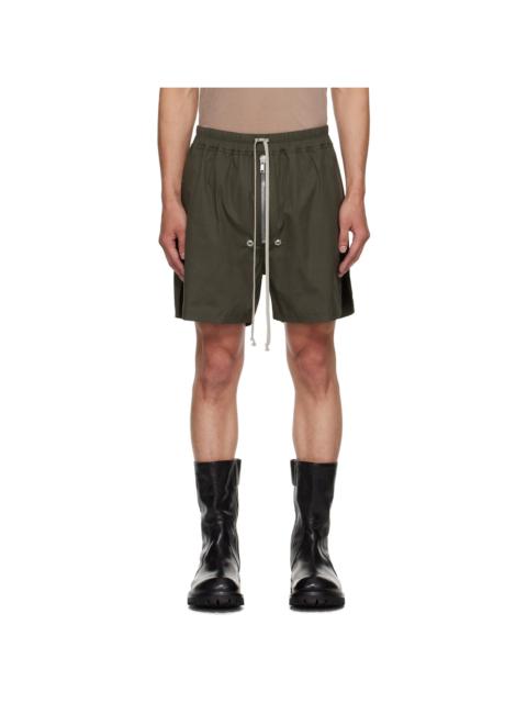 Rick Owens Khaki Concordians Bela Boxer Shorts