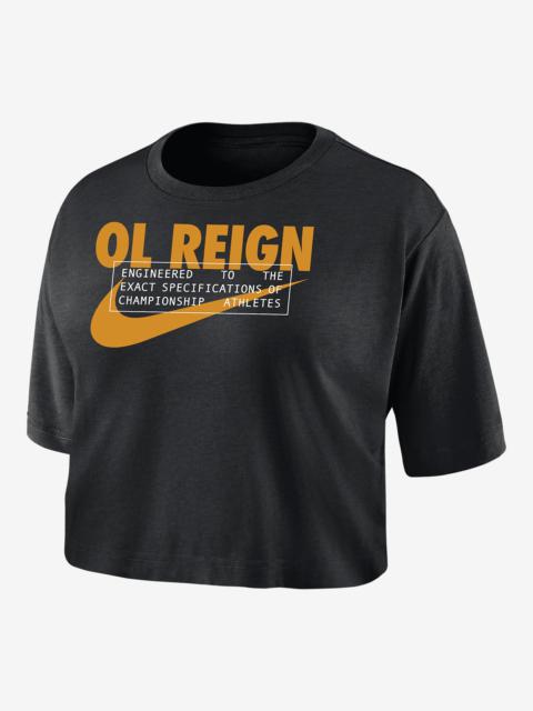 OL Reign Nike Women's Dri-FIT Soccer Cropped T-Shirt