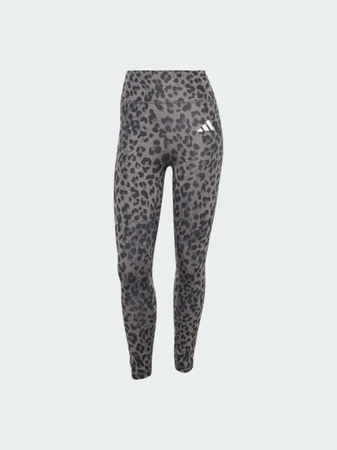 adidas Optime Essentials 3-Stripes Leopard 7/8 Leggings