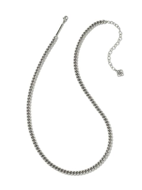 KENDRA SCOTT Ace Chain Necklace in Silver