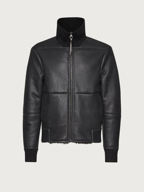 FERRAGAMO SHAVED SHEARLING BLOUSON