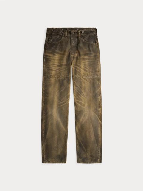 RRL by Ralph Lauren Straight Fit Distressed Canvas Workpant