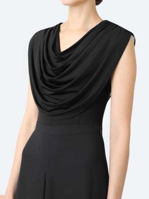LAPOINTE Jersey Cowl Neck Bodysuit