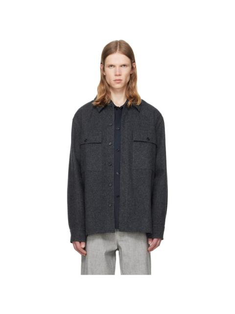 Jil Sander Gray Outer Shirt Jacket