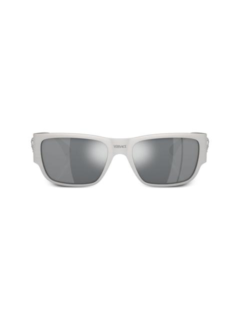 VERSACE Medusa rectangle metal sunglasses