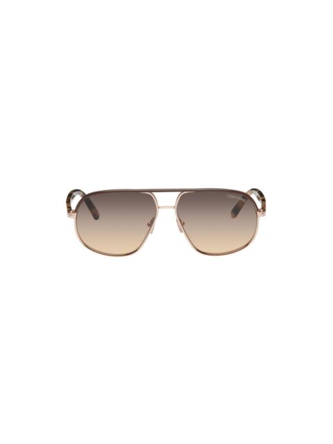 Gold Maxwell Sunglasses