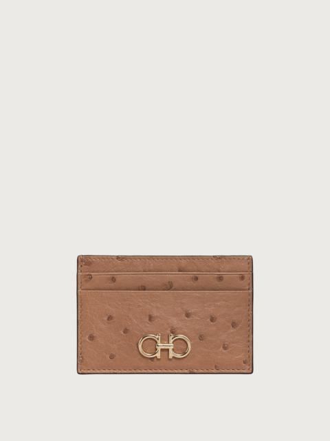 FERRAGAMO Gancini credit card holder