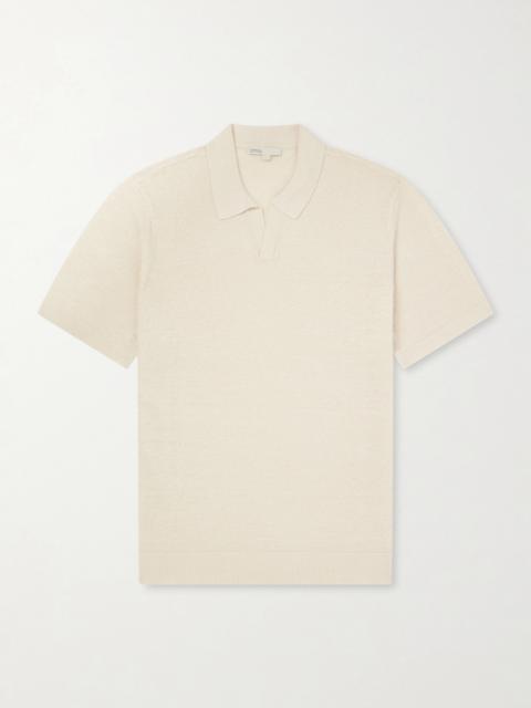 onia Johnny Linen Polo Shirt
