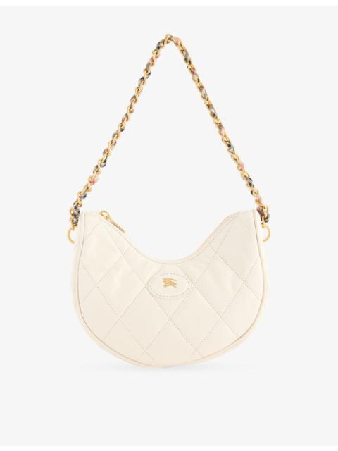Burberry Horseshoe Chain Leather Shoulder Bag