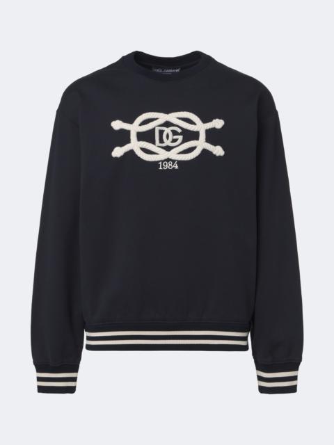 Dolce & Gabbana Logo embroidered sweatshirt