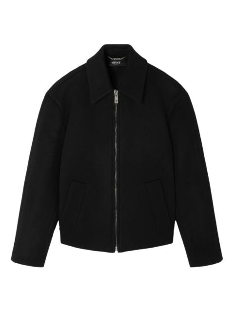 VERSACE zip long-sleeve jacket