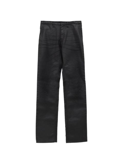GUCCI coated straight-leg jeans