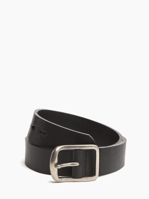 Naked & Famous NAKED & FAMOUS DENIM THICK BELT BOVINE LEATHER 7MM BLACK
