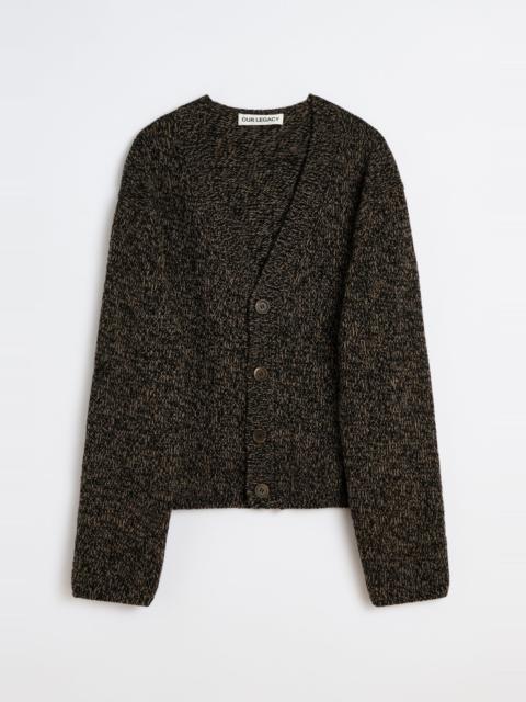 Our Legacy Our Legacy Academy Cardigan Bear Twist Mouline Wool