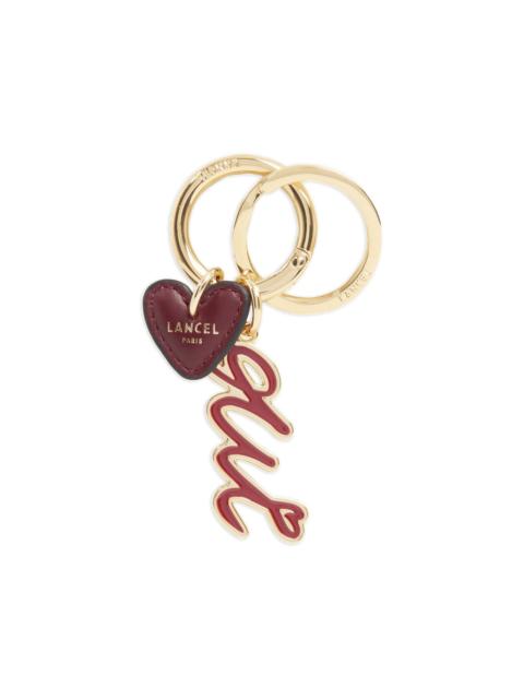 LANCEL heart keyring