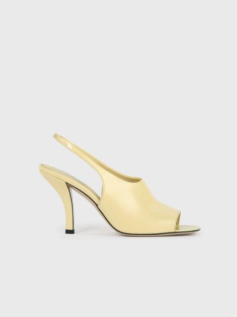 TOTEME Contour naplack slingbacks buttercup