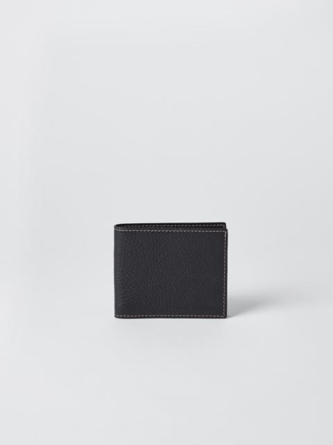 Brunello Cucinelli Grained calfskin wallet