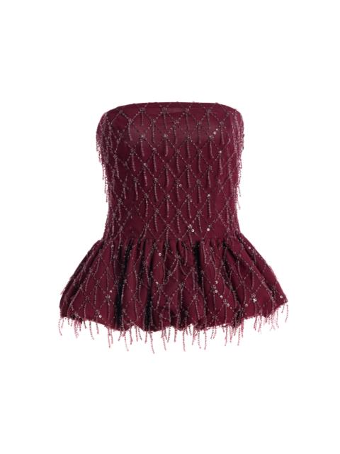 ROTATE Bubble Sequined Top
