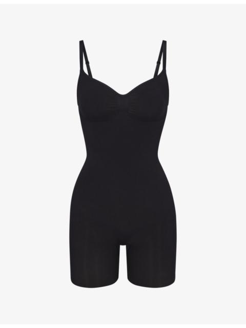 SKIMS Sculpt ruched stretch-woven body