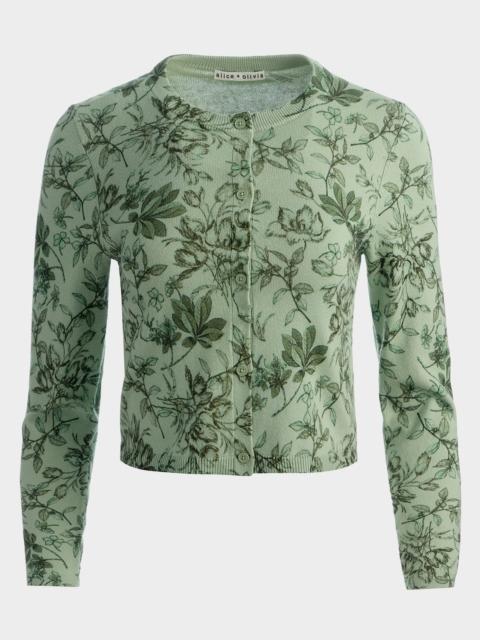 Alice + Olivia Carson Printed Cardigan