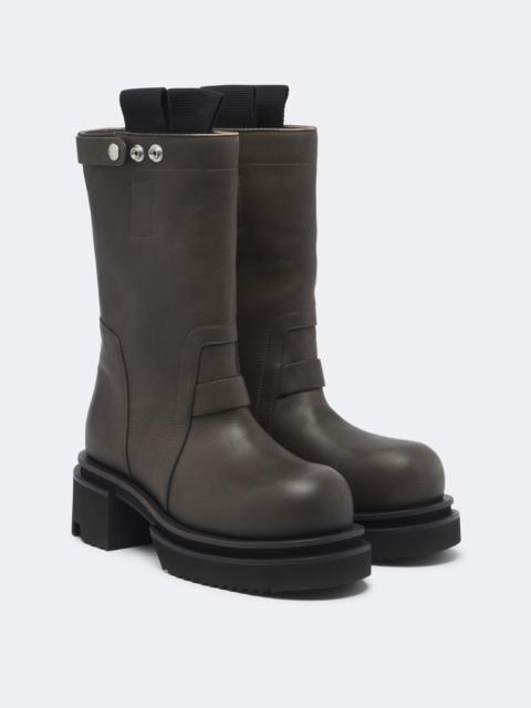 Rick Owens Leather mid-calf boots