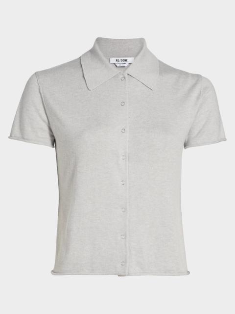 RE/DONE The Conway Cotton-Blend Polo Shirt