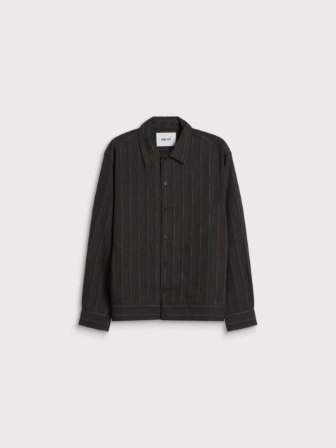 NN07 NN07 Reed Yarn Dyed Stripe Overshirt