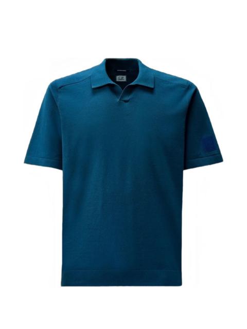 C.P. Company Metropolis Series logo-patch polo sweater