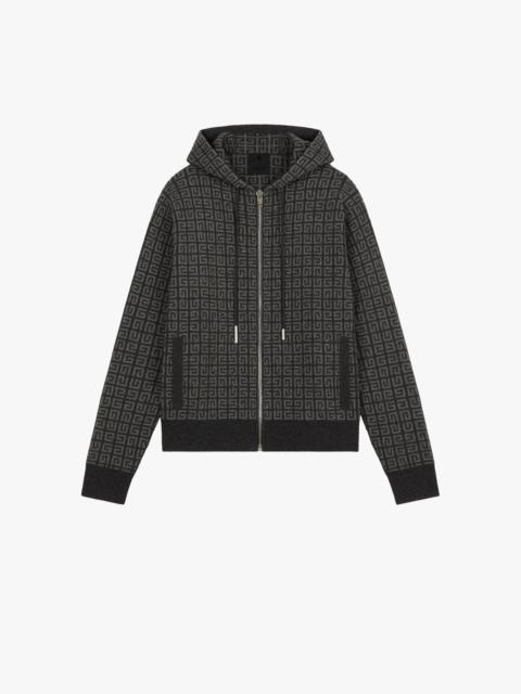 Givenchy 4G ZIPPED HOODIE IN CASHMERE
