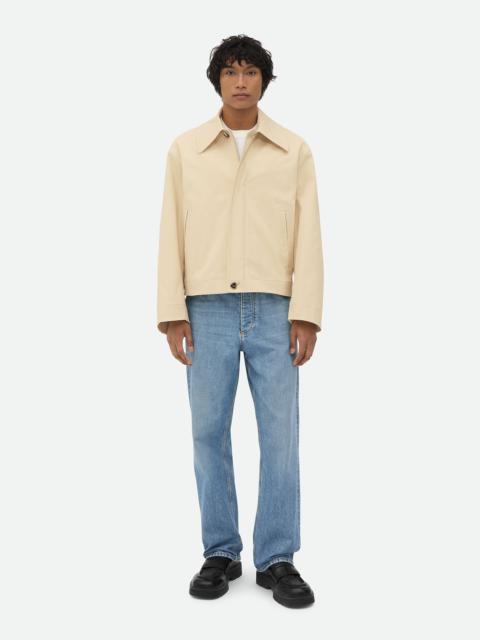 Coated Cotton Zip Blouson