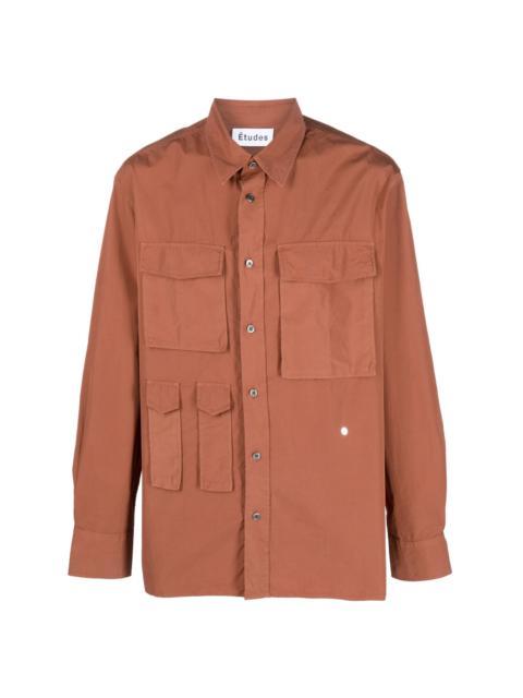 long-sleeve cotton shirt