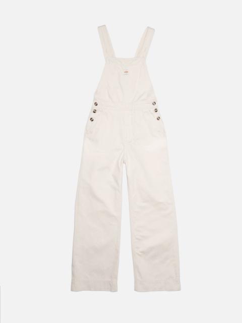 Nudie Jeans Judy Workwear Sailor Dungarees Ecru
