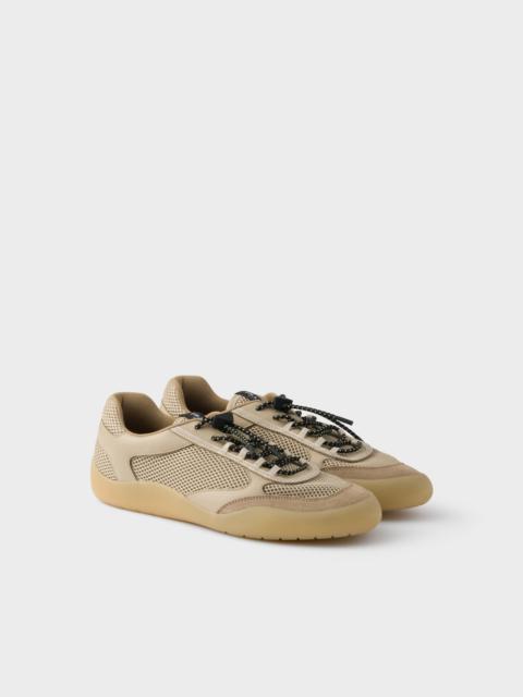 Prada Speedrock mesh fabric sneakers