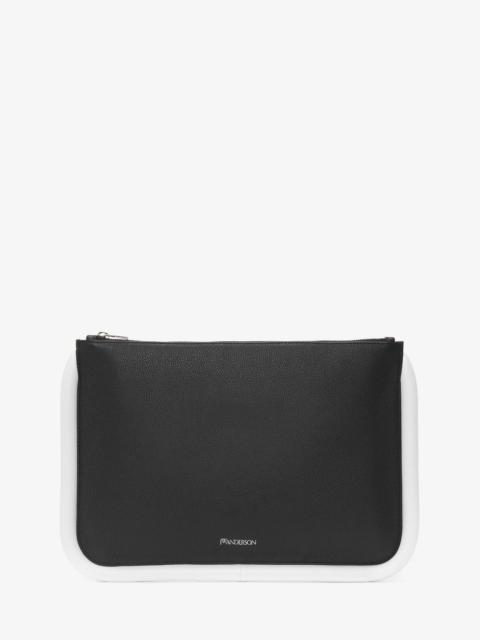 LARGE LEATHER BUMPER-POUCH