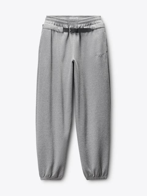 Alexander Wang Mid-Rise Sweatpant in Cotton Terry Relaxed