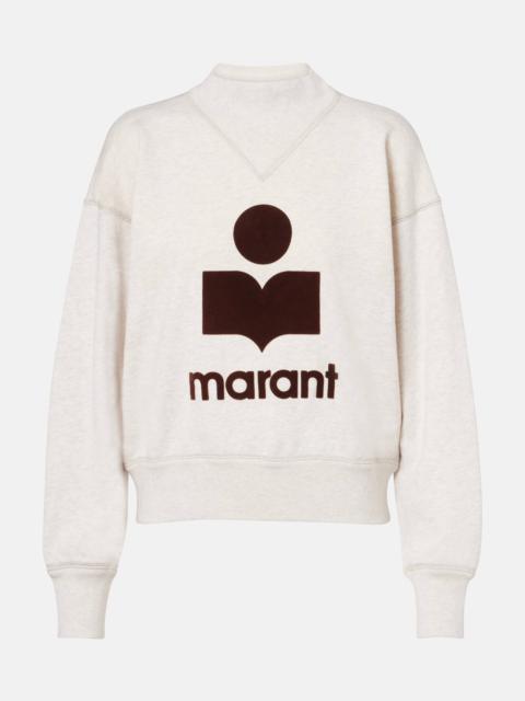 Isabel Marant Étoile Moby logo cotton-blend sweatshirt
