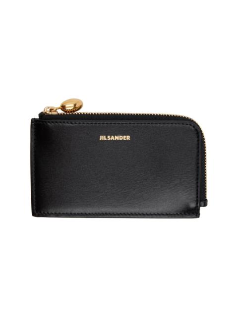 Jil Sander Black Goji Envelope Card Holder