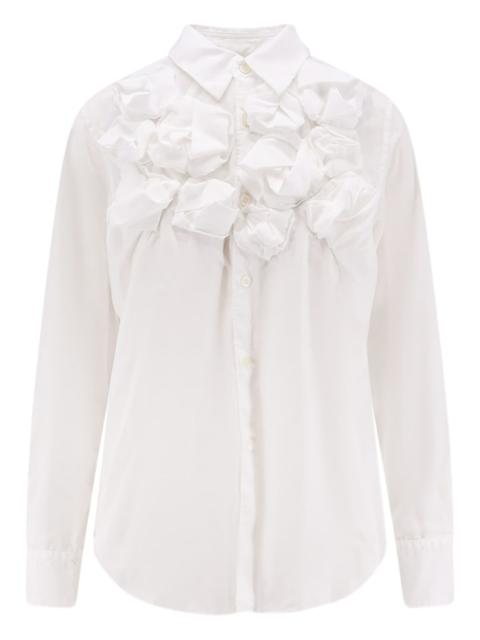 Comme des Garçons PLAY ruffled-detail shirt