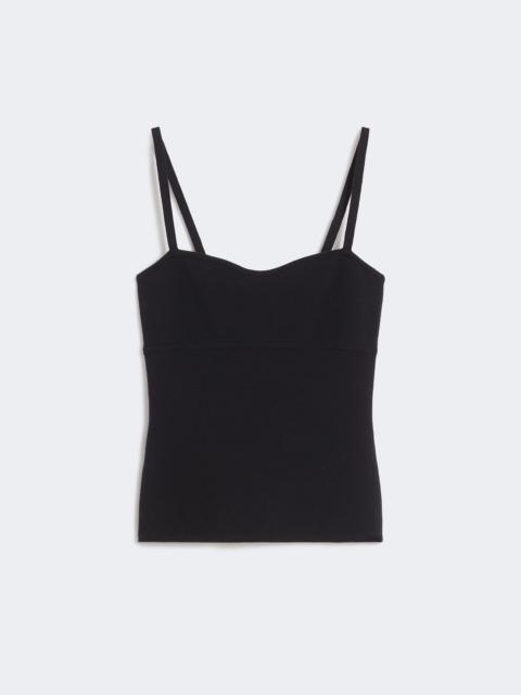 Wool-knit top - ULTRAMARINE