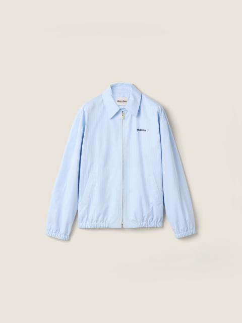 Miu Miu Gingham check blouson jacket