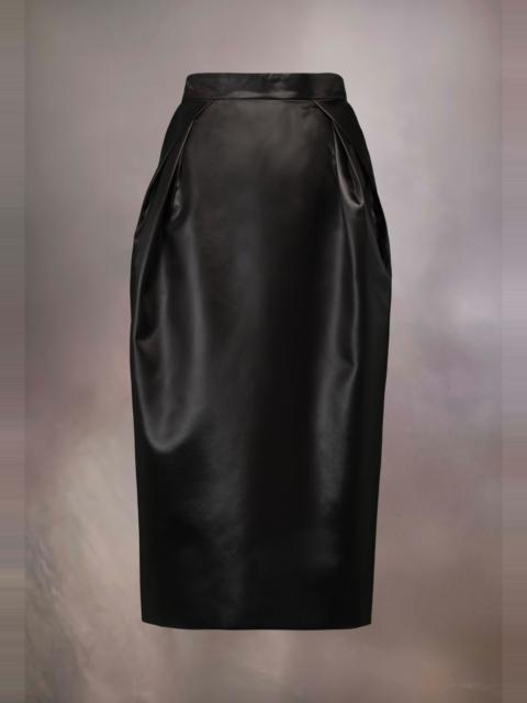 Maison Margiela Cintzed satin skirt