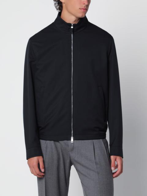 ZEGNA Navy blue zip-up jacket