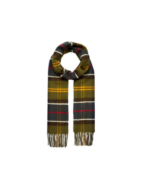 Barbour Yaxley tartan fringed scarf