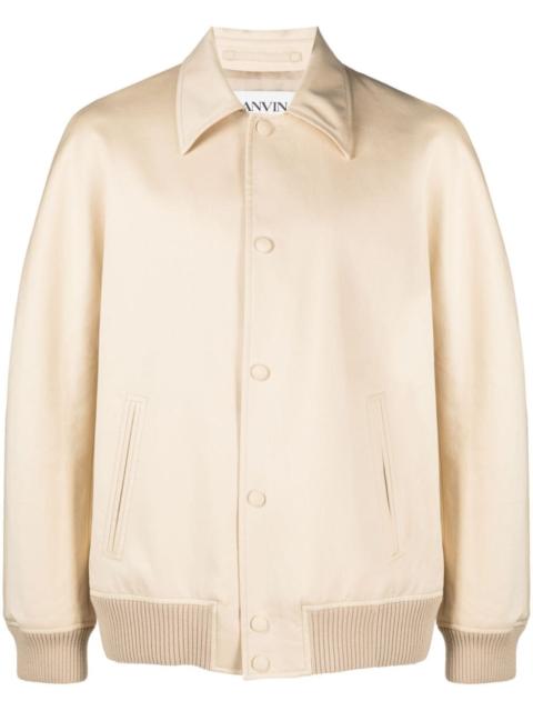 Lanvin pointed-collar bomber jacket