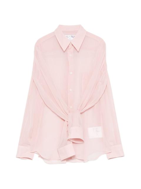 Comme des Garçons Comme des Garçons tied shirt